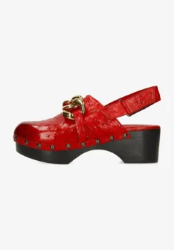 MELVIN & HAMILTON FLORA 1 VEGAS OSTRICH RUBY - Plateaupumps - Rot