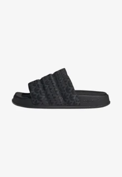 Adidas Originals ADILETTE ESSENTIAL W - Pantolette Flach - Core Black/core Black/core Black