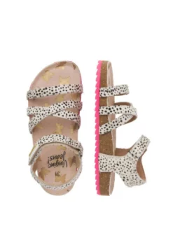 Vingino VIKKI - Riemensandalette - White/black -Trend Schuh Verkauf 1399d690f199495cbcfe6780e15c89ca