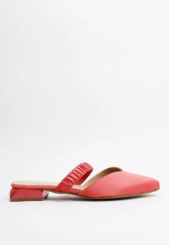 VALCIA - Pantolette Flach - Coral -Trend Schuh Verkauf 15bc110d9980441e9358a1b09d98e3e5