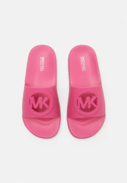 MICHAEL KORS KIDS JET CHARM CHOPOUT - Pantolette Flach - Cerise -Trend Schuh Verkauf 18a5895b76c945e6935d1e9664aa7d15