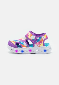 Skechers HEART LIGHTS - Riemensandalette - Hot Pink/multi Textile -Trend Schuh Verkauf 1f042bd7ef73463c99fe389b2f33c353