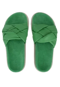 JELLA - Pantolette Flach - Grün -Trend Schuh Verkauf 20441a4117e042dbbf515cfa385dc80f