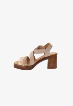 High Heel Sandalette - Beige