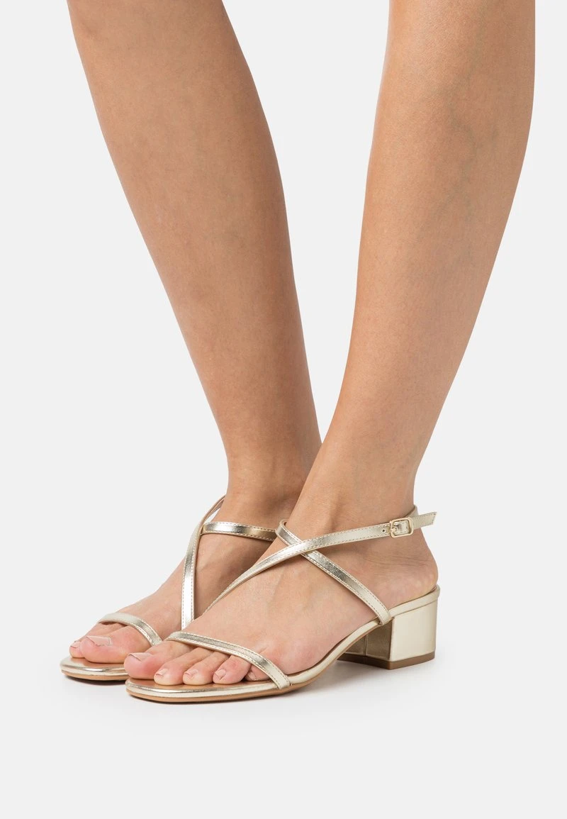 Riemensandalette - Gold 1 Riemensandalette - Gold