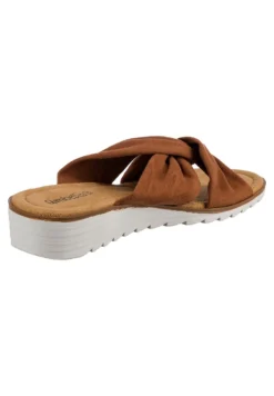 FALSCHANLAGE - Pantolette Flach - Braun -Trend Schuh Verkauf 292c2b58a3bf4083a202e19675c611dd