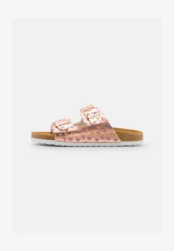 Friboo Pantolette Flach - Rose Gold-coloured