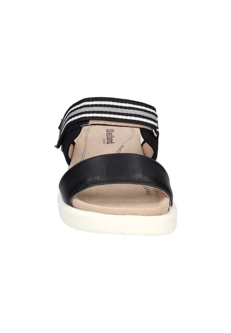 ALBI - Pantolette Flach - Schwarz Kombi 6 ALBI - Pantolette Flach - Schwarz Kombi – Bild 6