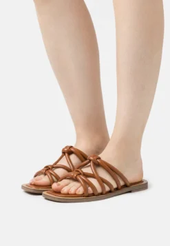 ESPRIT Pantolette Flach - Caramel