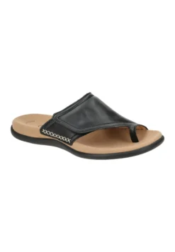 Gabor Pantolette Flach - Schwarz Braun -Trend Schuh Verkauf 4531ecfc0bcf415ab6df6cd519c2eede