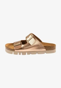 KORFU - Hausschuh - Rose/gold//white/cream -Trend Schuh Verkauf 4668241a65da460b8b78c24074f1e812 1