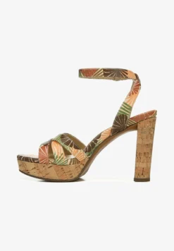 Naturalizer ANKLE STRAPS MALLORY - Plateausandalette - Natural Leaf