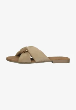 Lazamani Pantolette Flach - Beige