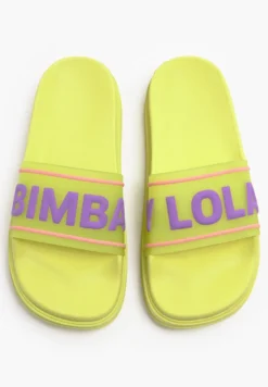 LOGO - Badesandale - Yellow -Trend Schuh Verkauf 540ca24e52b743c3bcc88d5eec6dbbcb
