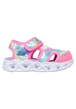 Skechers HEART LIGHTS - Riemensandalette - Hot Pink/multi Textile -Trend Schuh Verkauf 60fc798b4cbc4513bb2a5ef1f47c82c9