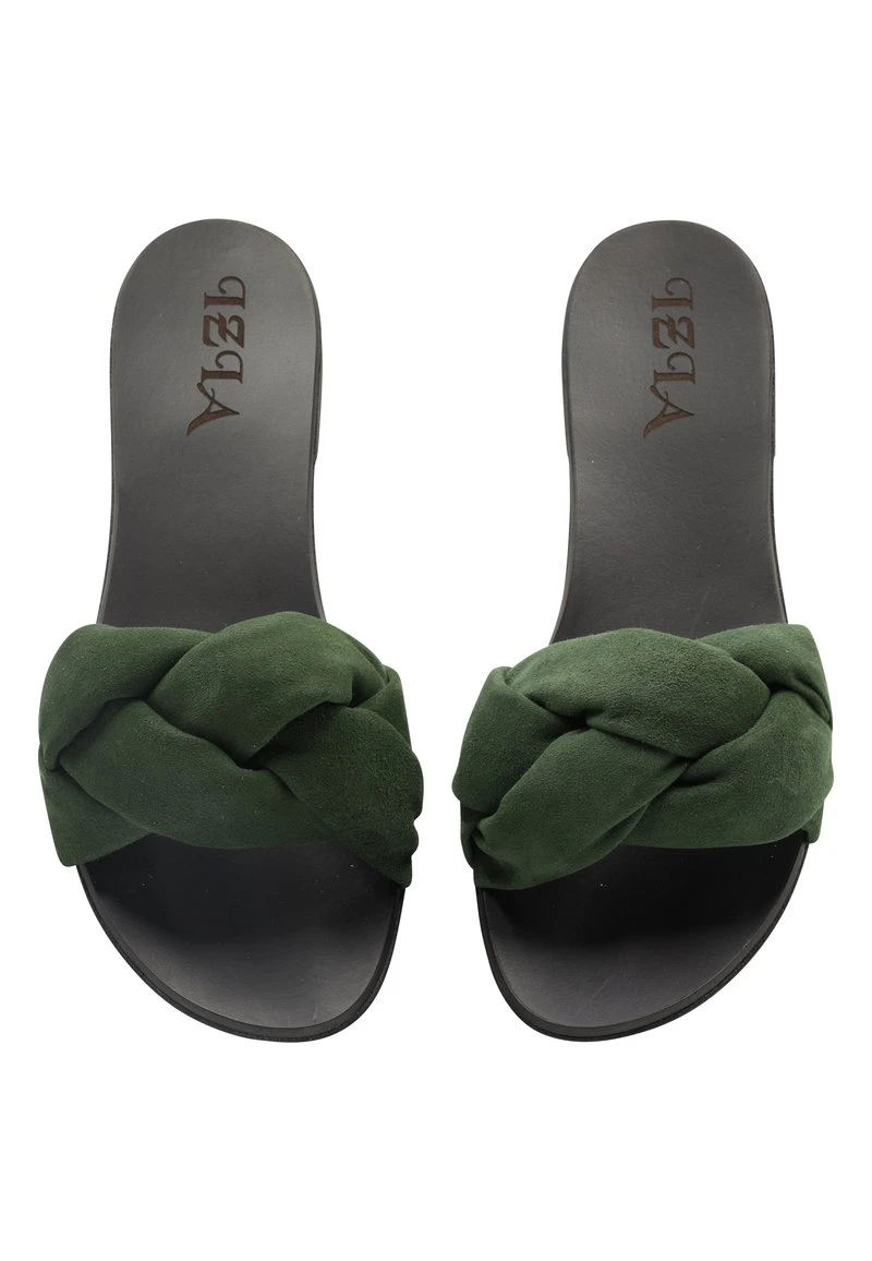 IZIA GAYA - Pantolette Flach - Grün 3 IZIA GAYA - Pantolette Flach - Grün – Bild 3