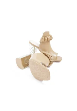 RIVER ISLAND Pantolette Hoch - Beige Dark -Trend Schuh Verkauf 646ac78d83684856844e3819f25d2b9a