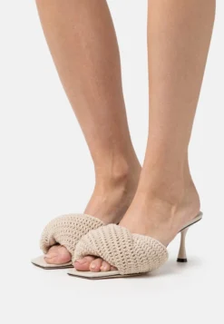 TWISTED CROCHET - Pantolette Hoch - White