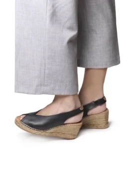 Toni Pons LAILA P - Keilsandalette - Negre