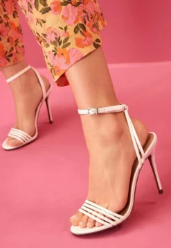 Next FOREVER COMFORT - High Heel Sandalette - White