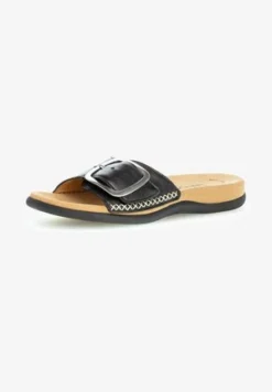 Gabor Pantolette Flach - Braun -Trend Schuh Verkauf 7323d86f4d01468db2ca81604a67f7e8