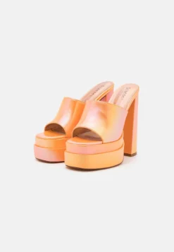 MARTHA - Pantolette Hoch - Orange -Trend Schuh Verkauf 7a070011cabf427bb58f30511003bb6a