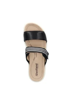 ALBI - Pantolette Flach - Schwarz Kombi 8 ALBI - Pantolette Flach - Schwarz Kombi -Trend Schuh Verkauf 821993bf6b664d7085e2689785fddff7