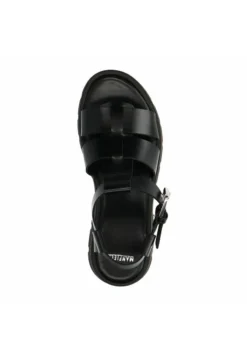 Plateausandalette - Schwarz -Trend Schuh Verkauf 822488e047c7414fab985a80e6fbca1d
