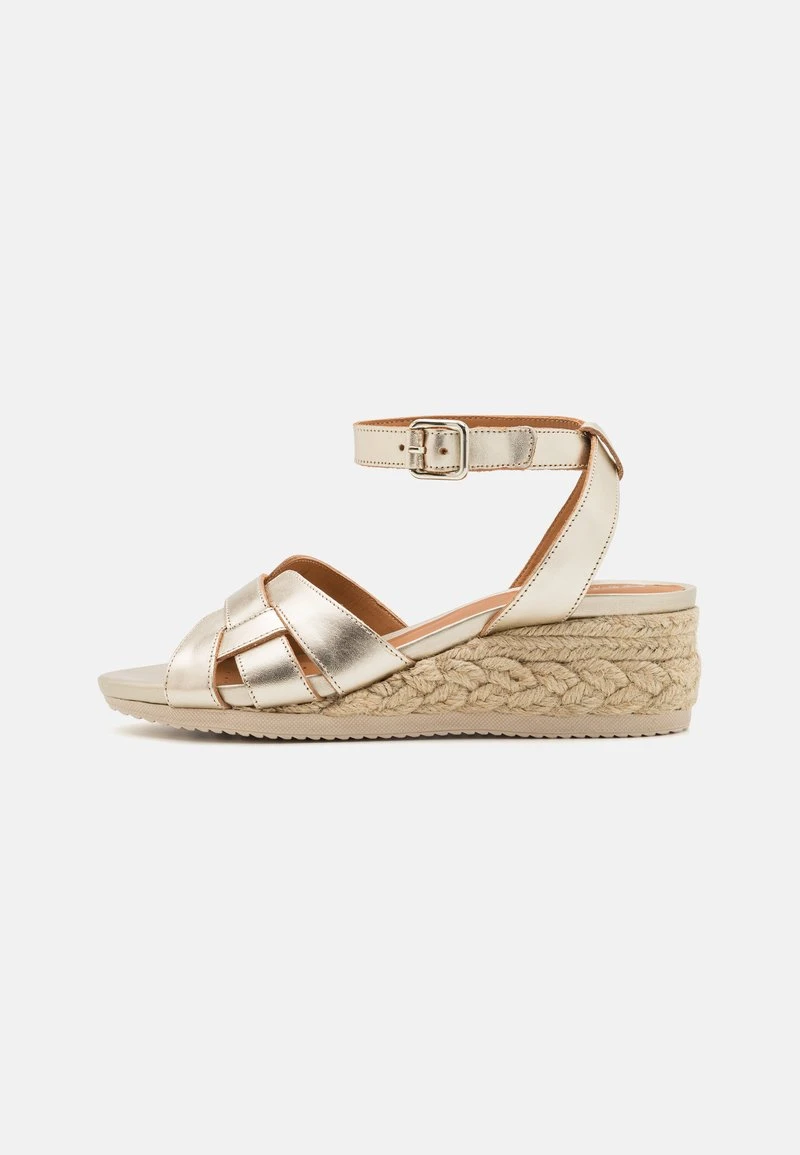 Geox ISCHIA CORDA - Espadrille - Light Gold 2 Geox ISCHIA CORDA - Espadrille - Light Gold – Bild 2