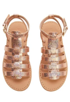 Mango Kids ROI - Riemensandalette - Gold -Trend Schuh Verkauf 8819b3597248485bb346a3f9d7e12852