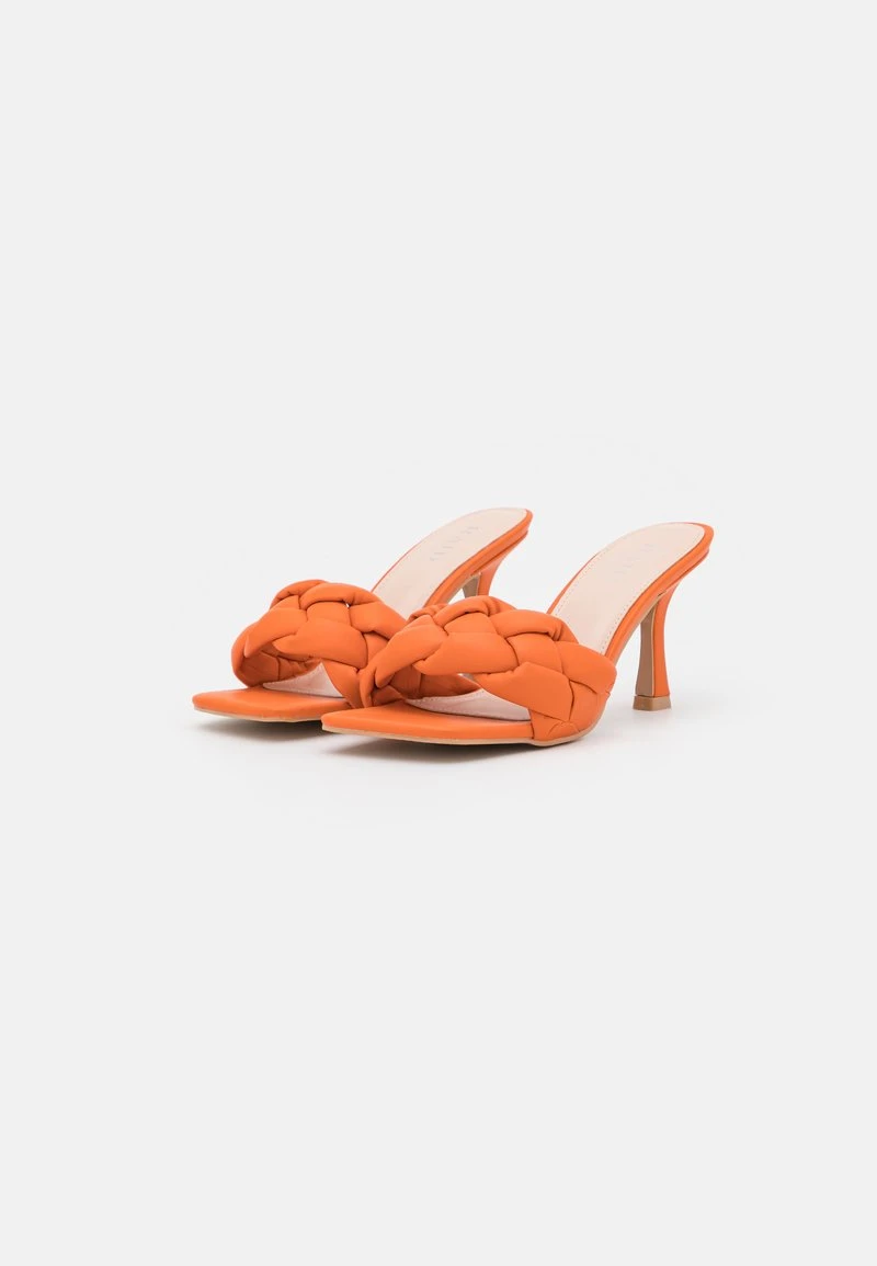 WIDE FIT SANDRA - Pantolette Hoch - Orange 3 WIDE FIT SANDRA - Pantolette Hoch - Orange – Bild 3