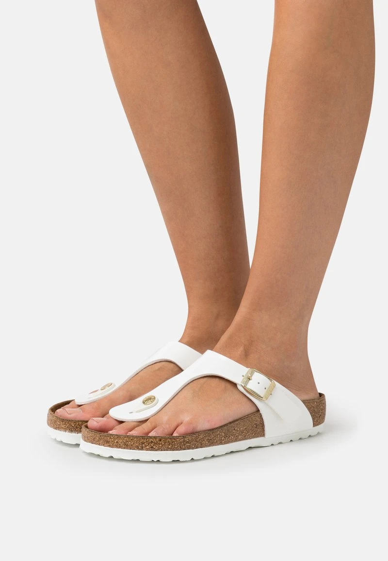 Birkenstock GIZEH BF REGULAR - Zehentrenner - White 1 Birkenstock GIZEH BF REGULAR - Zehentrenner - White