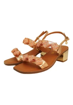 Riemensandalette - Rosegold -Trend Schuh Verkauf 95f8756e609c4cf389b61ade9eb7b2aa