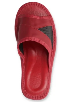 LOURDES - Pantolette Flach - Rot -Trend Schuh Verkauf 985633e8820440a2b3527babd44b3a3a