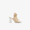 RIVER ISLAND Pantolette Hoch - Beige Dark