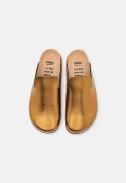 Bronx Pantolette Flach - Bronze -Trend Schuh Verkauf 9e65d50755da47edb450cc732698ac7d