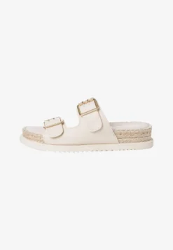 Tamaris KIEL WEEKENDER - Pantolette Flach - Ivory