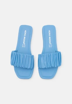 Vero Moda VMFIONA - Pantolette Flach - Little Boy Blue -Trend Schuh Verkauf a3cd668f9709423b922fa1e7d8a54f13