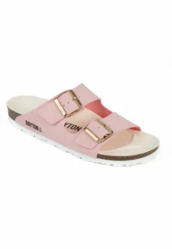 Pantolette Flach - Pink -Trend Schuh Verkauf aa93b4a7e60e4ccdae7f633fb269059b
