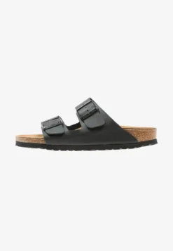Birkenstock ARIZONA - Pantolette Flach - Black