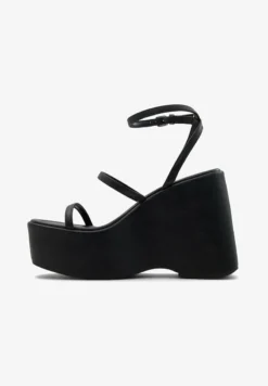ALDO STRAPPY KASIE - High Heel Sandalette - Black
