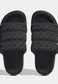 Adidas Originals ADILETTE ESSENTIAL W - Pantolette Flach - Core Black/core Black/core Black -Trend Schuh Verkauf bc6ba3369b6145eaab34003383a4f963