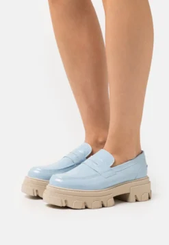 Bianco BIAGINNY LOAFER - Slipper - Light Blue