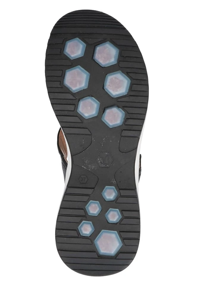 Caprice Leder-Sandalen In Schwarz 5 Caprice Leder-Sandalen In Schwarz – Bild 5