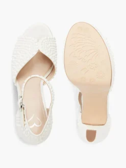 Catwalk Spangenpumps Weiß -Trend Schuh Verkauf catwalk spangenpumps weiss 2