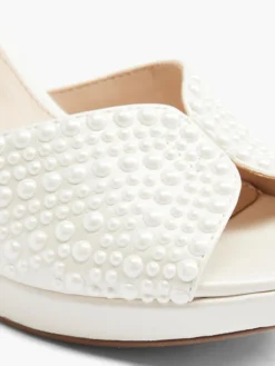 Catwalk Spangenpumps Weiß -Trend Schuh Verkauf catwalk spangenpumps weiss 4