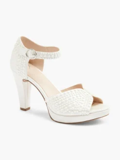 Catwalk Spangenpumps Weiß -Trend Schuh Verkauf catwalk spangenpumps weiss 5