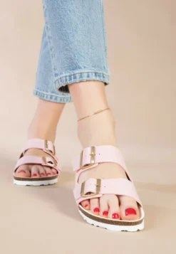 Pantolette Flach - Pink