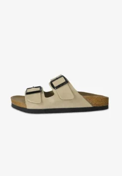 Pantolette Flach - Nude