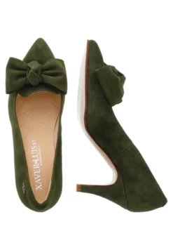 MARA MIT GROSSER SCHLEIFE - Pumps - Tannengrün -Trend Schuh Verkauf e6ef3a4ec0684b7980285d0efc1b00a0